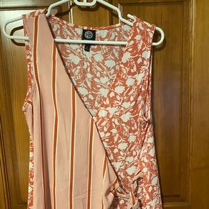 Tie front tank top